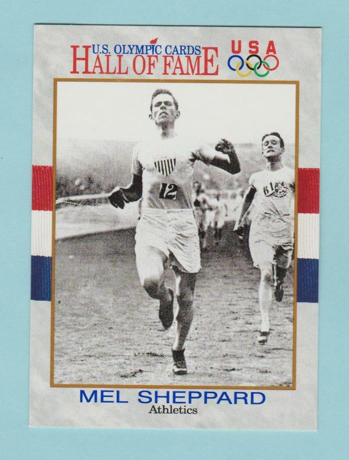 MEL SHEPPARD   Athletics   1991 Impel U.S. Olympic Cards HALL OF FAME  #44
