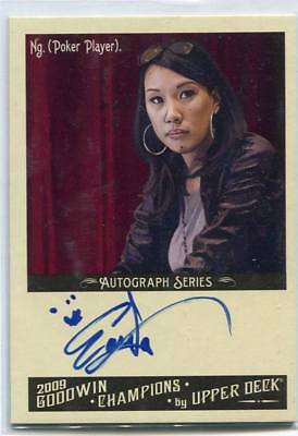 2009 Goodwin Champions - EVELYN NG - Autograph - POKER