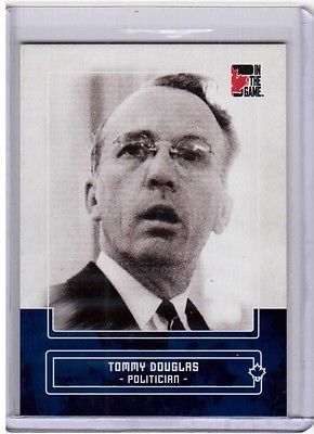 TOMMY DOUGLAS /11 ITG Canadiana BLUE SP /50 #92 Politician Universal Health Care
