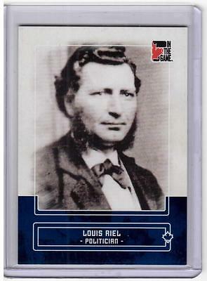 LOUIS RIEL 10/11 ITG Canadiana BLUE SP /50 #59 Politician Leader of Metis