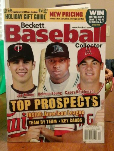 2003 Beckett Baseball Monthly Joe Mauer (Dec. 2003, Vol.20,No.12)