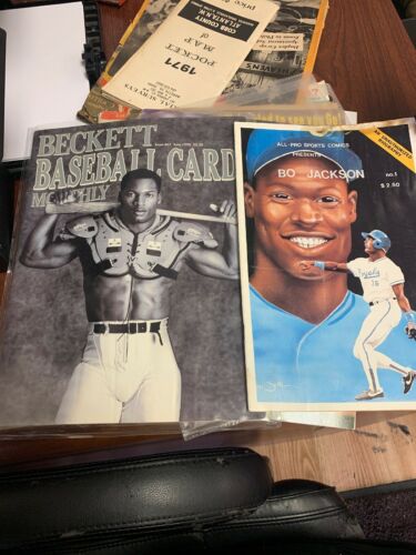 BUNDLE OF 2 Beckett Baseball Card Monthly - Bo Jackson - June 1990 Issue #63