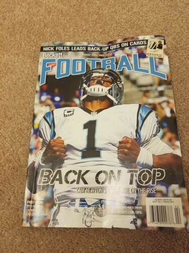 2014 Beckett Football Price Guide with Cam Newton - Vol 27 - No. 2