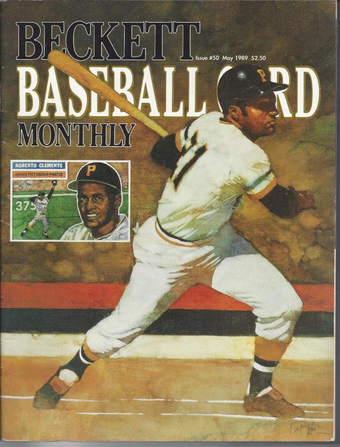 Vintage Roberto Clemente Beckett ML Baseball Price Guide May, 1989 Canseco on BK