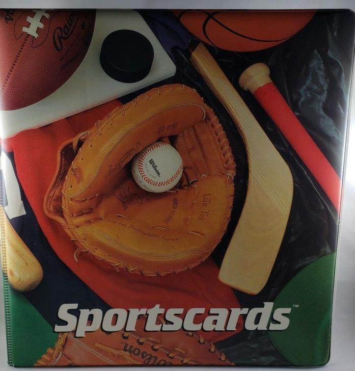 1991 Sports Card Album Binder Enor Corp Made in USA Baseball Football Basketball