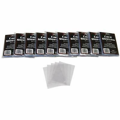 (1000) Accessories Brand Trading Card Polypropylene Outer Sleeves - 2-5/8" X