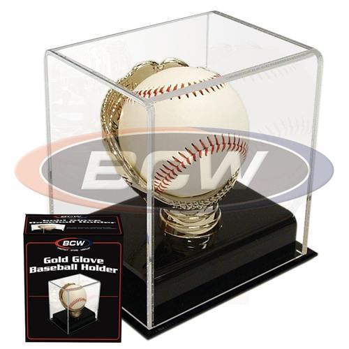 BCW Acrylic Gold Glove Baseball Display - Qty. 36