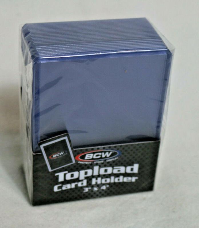 25 3x4 BCW Topload holders - Sport/Trading/Gaming Cards Toploaders