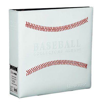 Ultra Pro White Stitched Baseball Album