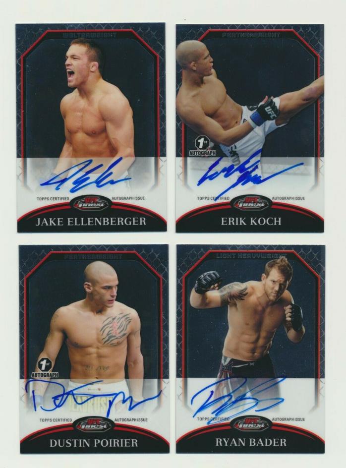 2011 Topps UFC Finest Erik Koch Autographed card   # A-EK