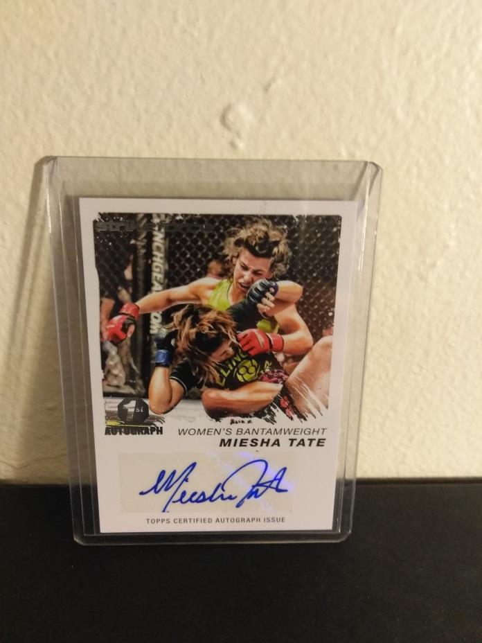 2011 Topps UFC  Miesha Tate 1st auto Rookie MMA Card