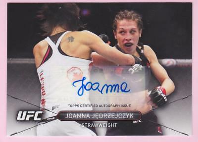 JOANNA JEDRZEJCZYK 2015 TOPPS UFC HIGH IMPACT SIGNATURE AUTOGRAPH AUTO SIGNED