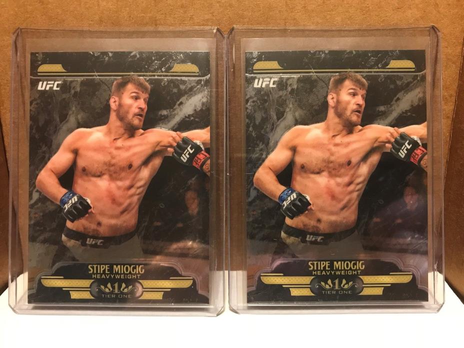 2017 TOPPS CHROME UFC STIPE MIOCIC TIER 1 MUSEUM COLLECTION 