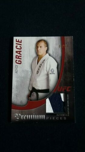 Royce Gracie 2010 Topps Knockout 2 Color Patch card