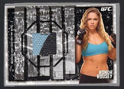 2015 Topps UFC Knockout Fight Mat Relics Ronda Rousey 160/188  ZWB 1036