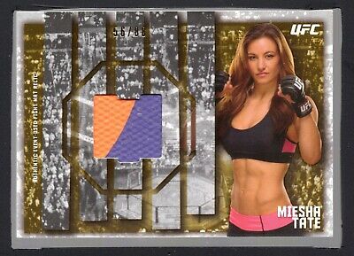 2015 Topps UFC Knockout Fight Mat Relics Gold  Miesha Tate 56/88 ZWB 1035