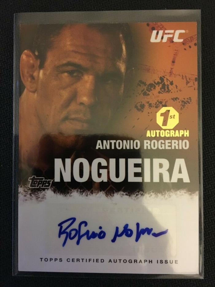 2010 TOPPS UFC ANTONIO ROGERIO NOGUEIRA AUTO CARD
