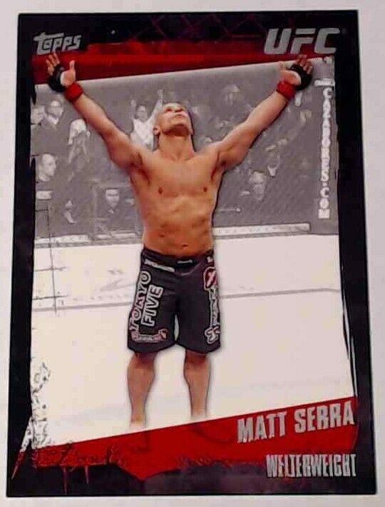 Matt Serra Topps 2010 UFC Series 4 card #86