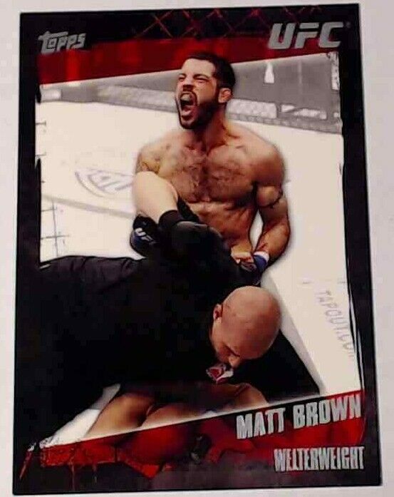 Matt Brown Topps 2010 UFC Series 4 card #27