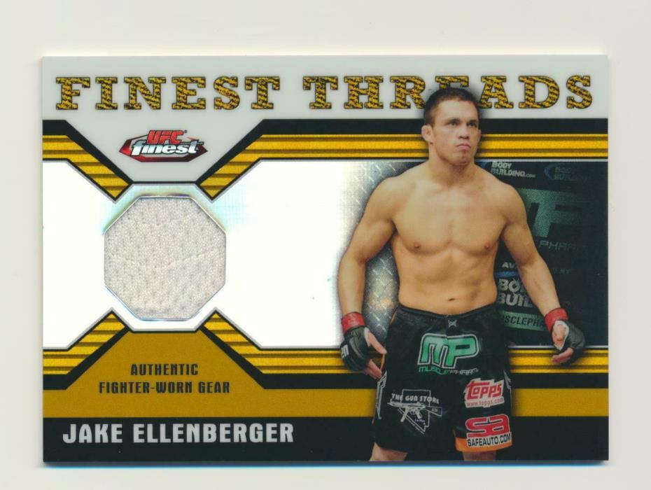 2011 Topps Finest UFC Certified Threads Relic card   #R-JE