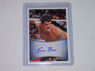 2011 WWE Topps Autograph Evan Air Bourne Matt Sydal ROH ECW