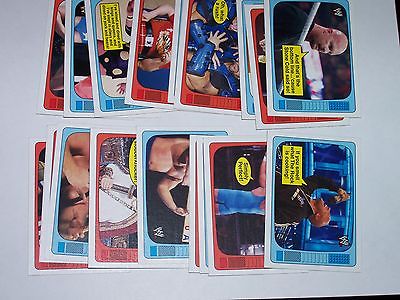 2012 Topps WWE Heritage Superstars Speak Full Set of 20 Steve Austin The Rock