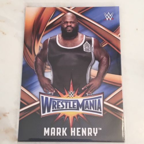 WWE 2017 Topps Road To Wrestlemania Roster WMR-23 Mark Henry