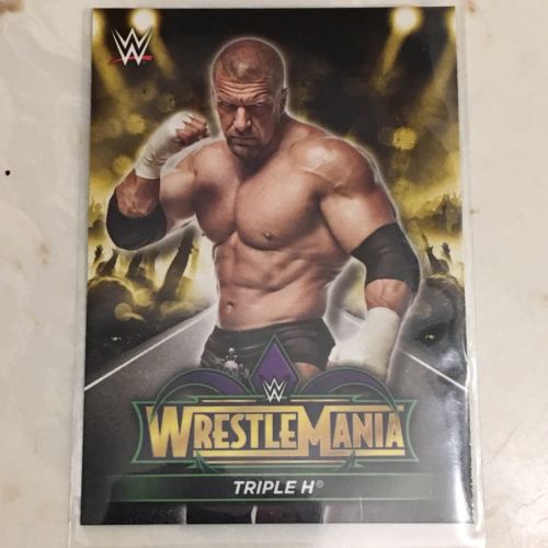 WWE 2018 Topps Road To Wrestlemania Roster R-6 Triple H