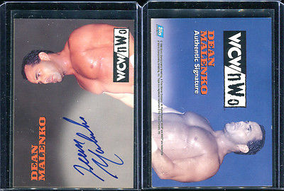 1998 Topps WCW/NWO Dean Malenko Authentic Signature Autograph Card