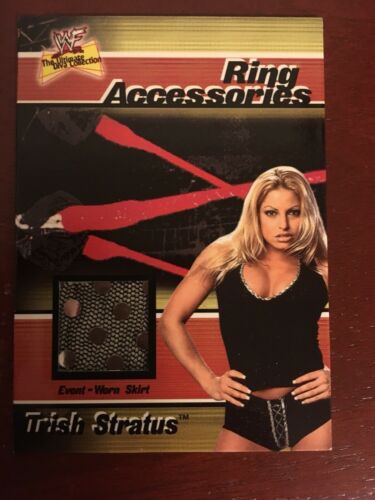 Wwe Trish Stratus Ring Accessories Card Event Worn Skirt