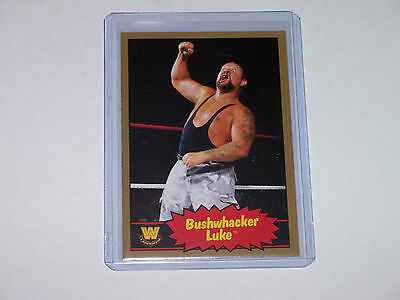 2012 WWE Topps Heritage Gold Parallel Print Run of 10 Bushwhacker Luke Williams