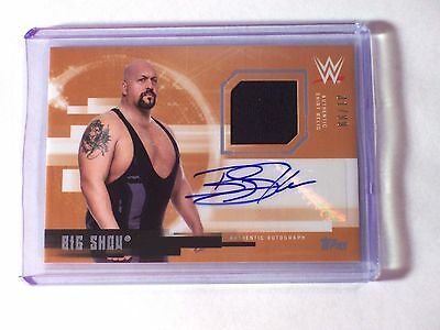 2017 Topps WWE Undisputed Autograph Relic Jersey The Big Show /99 WCW Giant Auto
