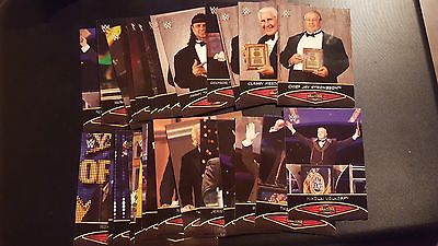 2015 Topps WWE Road to WrestleMania Hall of Fame Complete Insert Set Hulk Hogan