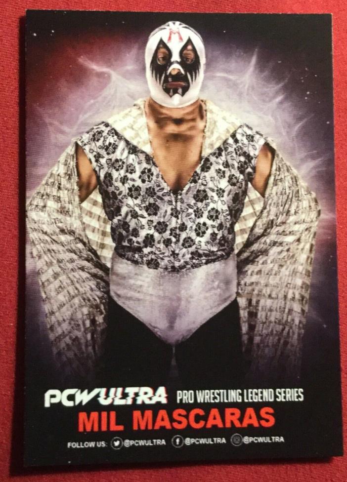 MIL MASCARAS WRESTLING TRADING CARD PCW ULTRA JAN 2019 LIMITED CARD mexico lucha
