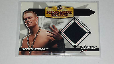 2006 WWE Topps Heritage II Ringside Relics Shirt Memorabilia John Cena