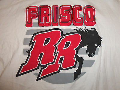 MILB Frisco RoughRiders Baseball White Graphic Print T Shirt - XL