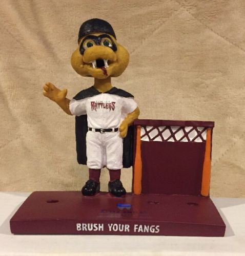 Wisconsin Timber Rattlers Fang 2017 SGA Toothbrush Holder Bobblehead Brewers MLB
