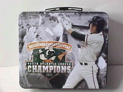 Greensboro Grasshoppers 2011 SALLY minor League Champs Metal Lunchbox
