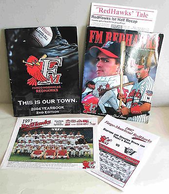 FM REDHAWKS Northern League BASEBALL Programs Rosters FARGO ND FREE SH