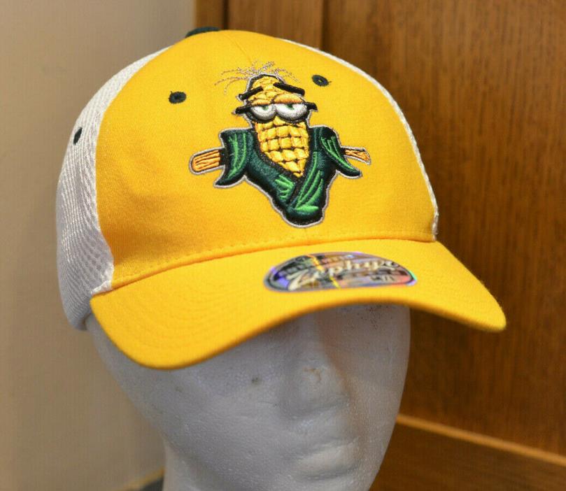 Normal Cornbelters MiLB Frontier League Baseball Hat Fitted Size M/L Zephyr NEW