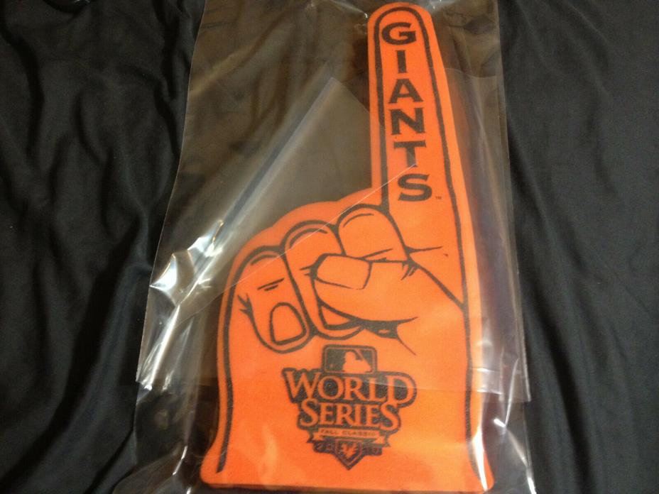 2010 San Francisco Giants World Series Foam #1 Finger