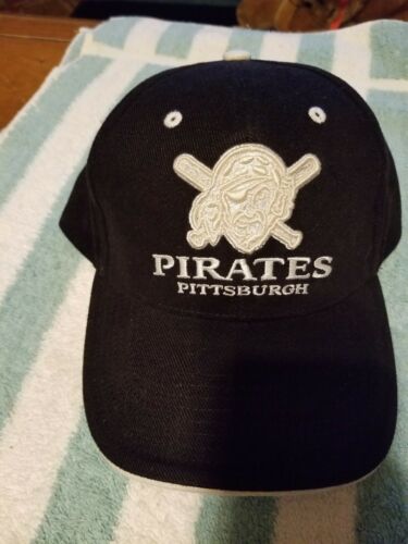 Pittsburgh PiratesTwins Enterprise Adjustable Vintage Hat Cap Black Gold MLB~NWT