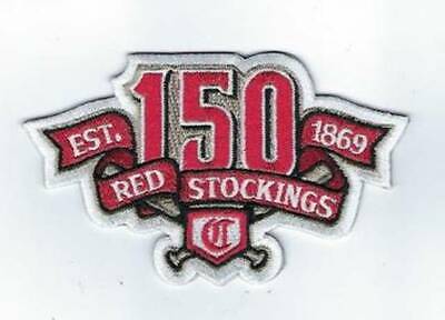 Official MLB 2019 Cincinnati Reds 150th Anniversary Away Collectible Patch