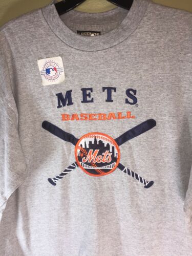 Legends Athletic Vintage NEW YORK METS Baseball Shirt Size Large NOS NWT