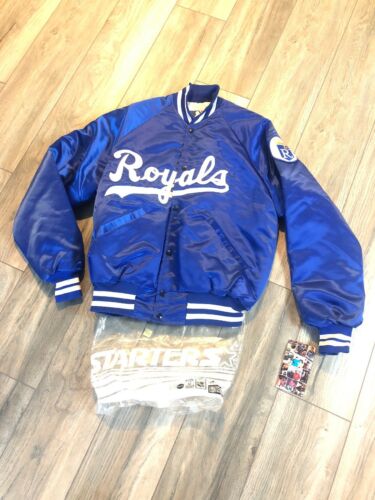 Nwt’s 1980’s Starter Satin Kansas City Royals MLB Jacket Men’s Xl New In Bag