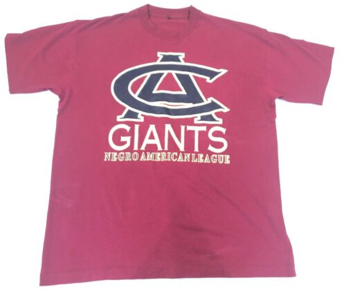 Vintage Chicago Giants Negro American League Baseball Museum Shirt Single Stitch