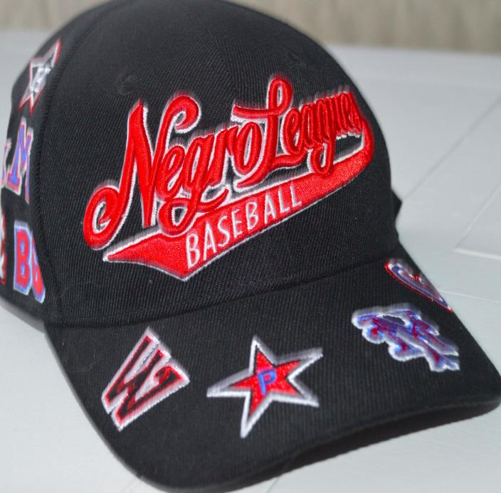 NLB NEGRO LEAGUES BASEBALL HAT CAP Negro League Team Logos Stitched ADJUSTABLE
