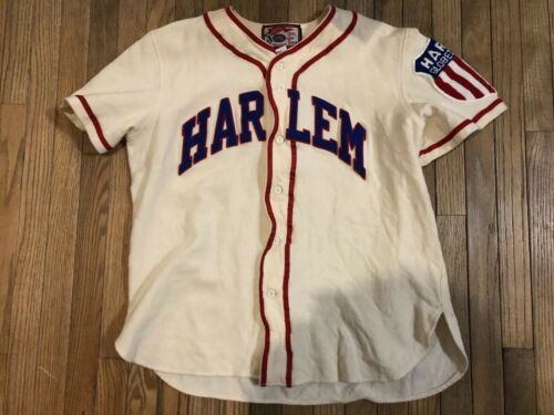 Ebbets Field Flannels Harlem Globetrotters Baseball Jersey Size 2xl Fits Like XL