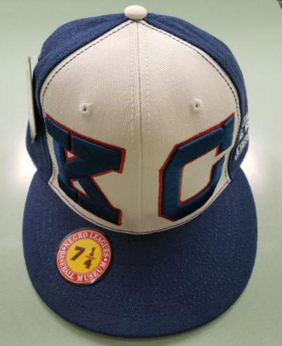 Negro League K.C. MONARCHS Baseball NLBM Cap/Hat *NWT* SZ-7 1/4 Fitted **RARE**