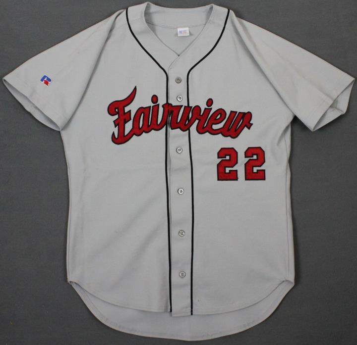 Vintage Fairview High School Boulder Colorado Russell Baseball Jersey Large